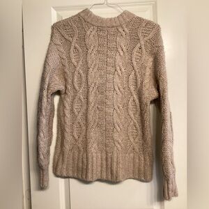 American Eagle Outfitters Crewneck Cable Knit Sweater